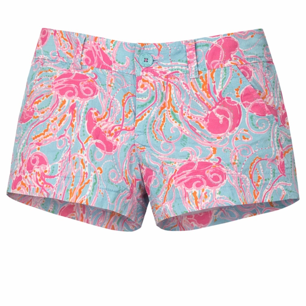 Lilly Pulitzer The Walsh Short Jellies Be Jammin Size 0